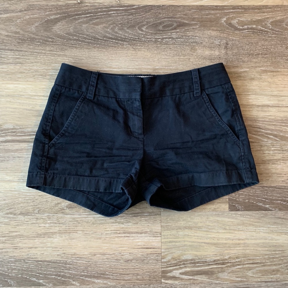 Navy J. Crew Chino Shorts 00